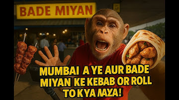 Food Vlog | google veo 3 | Monkey vlogger | monkey blogger AI video2025|Gemini veo 3