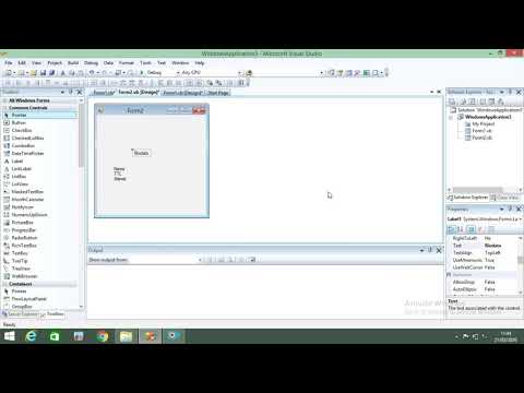 Penggunaan label, button, dan menustrip pada Visual Basic.net
