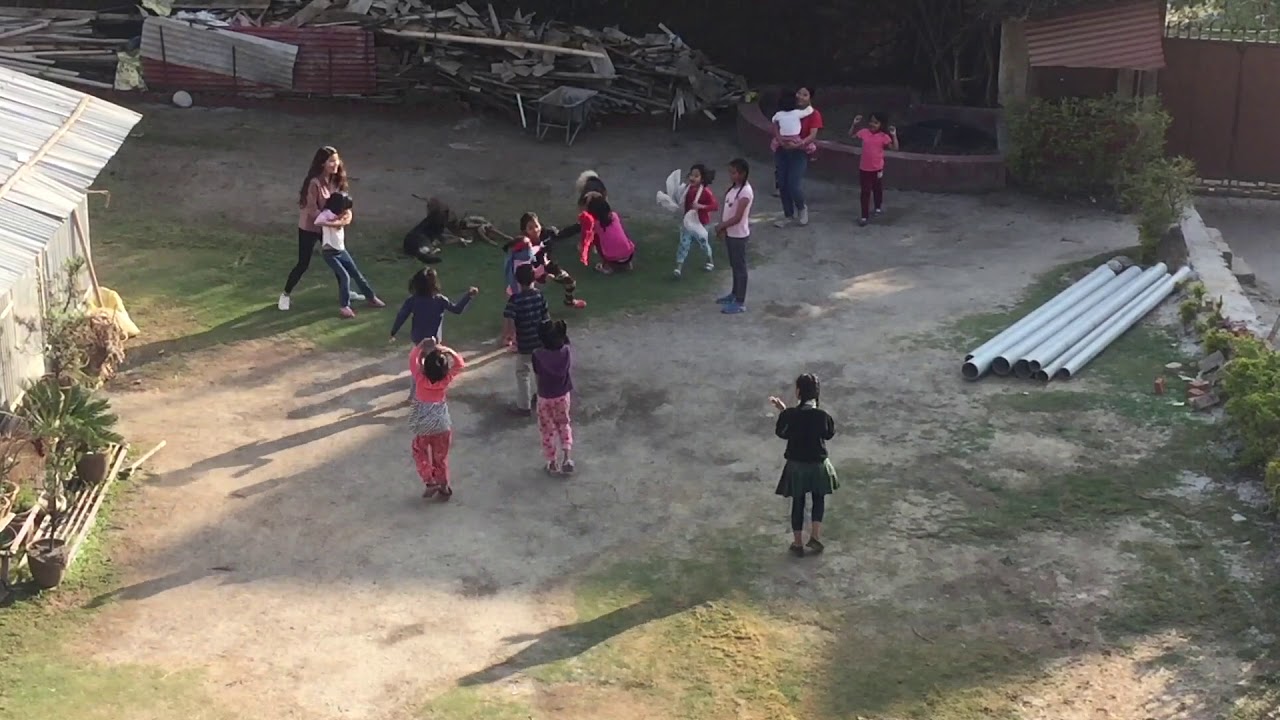 House with Heart Kids at Play:  Blind Man's Bluff - March 2018