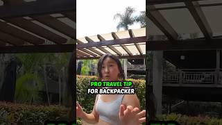 Pro travel tip from Korean backpacker #funny #travel