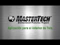 Mastertech interior fabric bond application  spanish