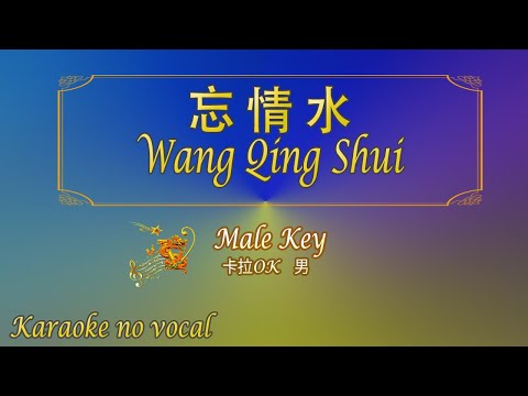 忘情水 【卡拉OK (男)】《KTV KARAOKE》 - Wang Qing Shui (Male)