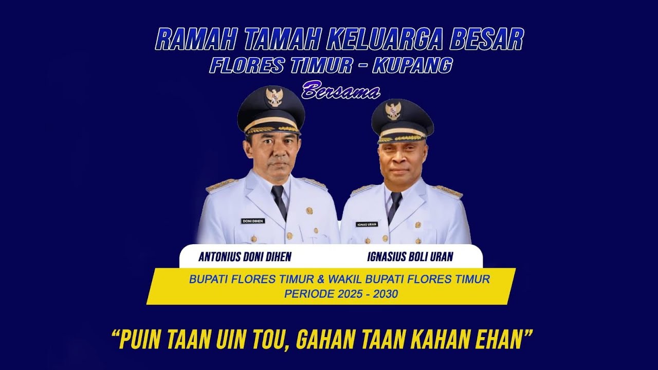 Ramah Tamah Keluarga Besar Flores Timur-Kupang Bersama Bupati & Wakil Bupati Flores Timur 2025-2030