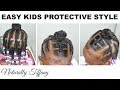 Easy Kids Protective Style! | Kids Natural Hair Care