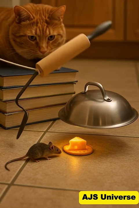 Momen Mengejutkan Kucing Diam-diam Menjebak Tikus! 😱