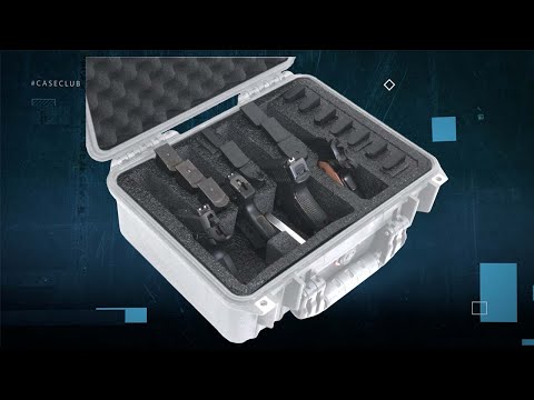 Pelican Case 1450 Range Case Foam Insert for 4 Handguns and Magazines —  Cobra Foam Inserts and Cases