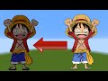 [TUTO Minecraft] Comment faire Monkey D. Luffy (One Piece) en pixel art