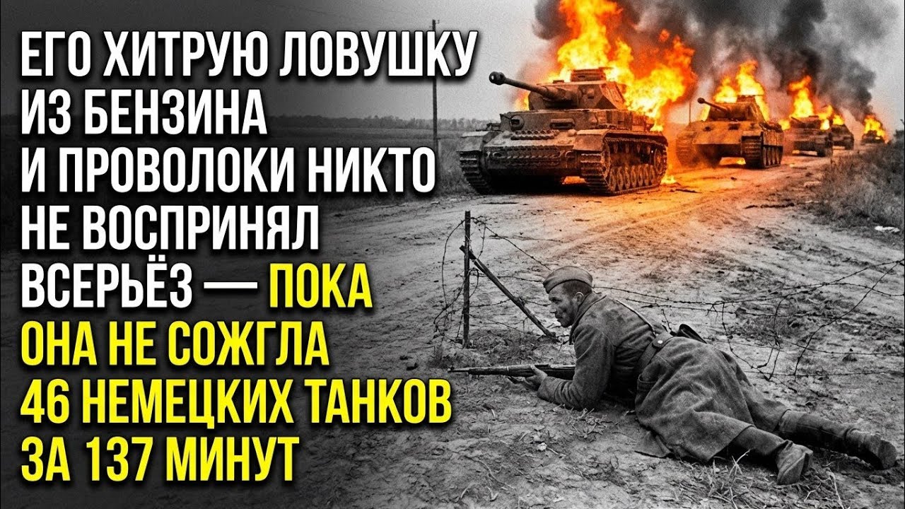 советский Сапёр, который превратил перекрёсток в ад для немецких танков