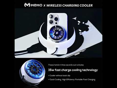 MEMO CX03 магнітний кулер активне охолодження з елементом Пельтьє для смартфона планшета, видео 1