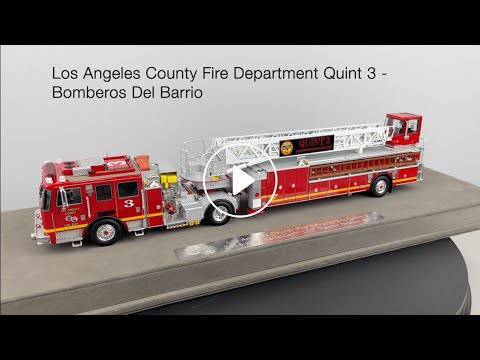Los Angeles County Fire Department Quint 3 - Bomberos Del Barrio - YouTube