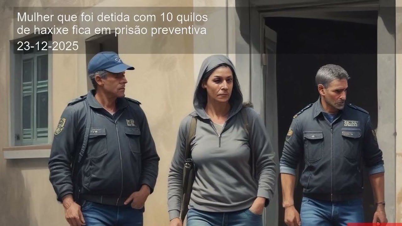Mulher que foi detida com 10 quilos de haxixe fica em prisão preventiva
