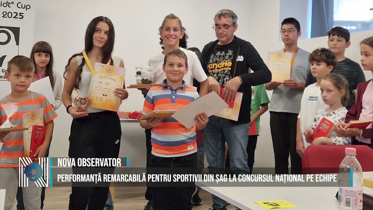 Performanță remarcabilă pentru sportivii din Șag la Concursul Național pe Echipe 