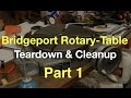 Bridgeport Rotary Table: Teardown & Cleanup Part 1