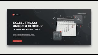 2. How to Use UNIQUE and XLOOKUP in Excel Like a Pro! - Master Data Lookup - EXCEL TRICKS