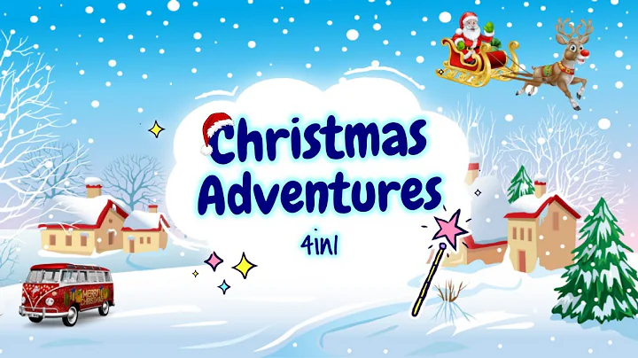 Sleep Meditation for Kids | CHRISTMAS ADVENTURES 4in1 | Sleep Story for Children