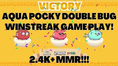 Double Bug Pocky Game Play | Axie infinity