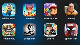 Spiderman Unlimited,Ben 10,Bendy Run,Temple Run 2,Jumanji Run,Subway Surfers,Tom Hero,Minion Rush screenshot 3