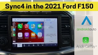 Learn all about Sync4 in the 2021 Ford F150 | Android Auto/Apple Car Play, Using Navigation and more