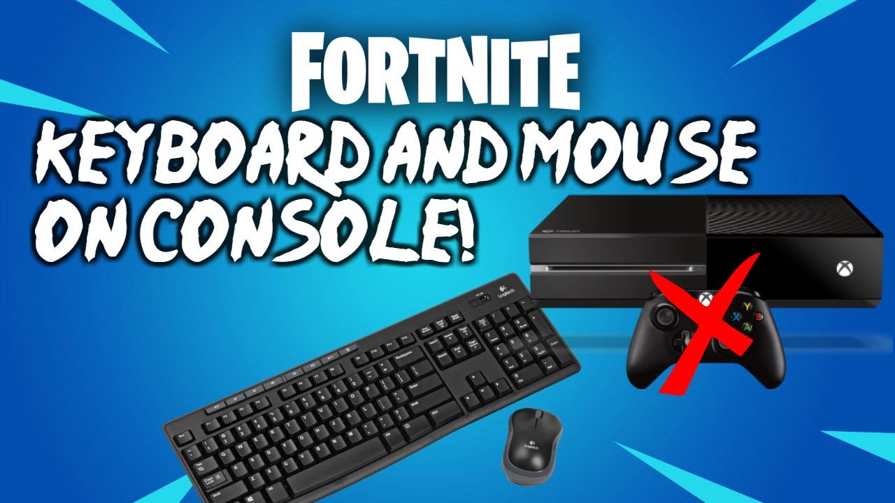 Keyboard and Mouse On Xbox-Fortnite gameplay - YouTube