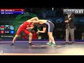 Round 2 FS - 61 kg: Haji ALIYEV (AZE) df. Dzianis MAKSIMAU (BLR) by TF, 12-2