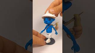 SMURF CAT (clay art) Resimi