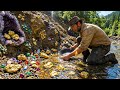 AMAZING RESULTS! Finding Valuable Gems and Gold in Rivers.