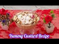 Easy Custard Dessert Recipe | Easy dessert | Yummy Dessert | Dry Fruits Dessert