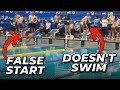 A scream in the crowd causes chaos at swim meet