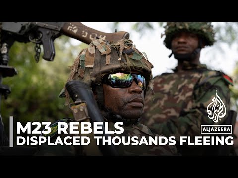 Government Forces and M23 Rebels Displace Thousands in Sake, Forcing Many to Flee to Camps
