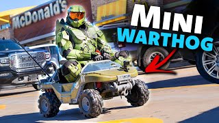 Halo Warthog vs McDonald's Drive Thru