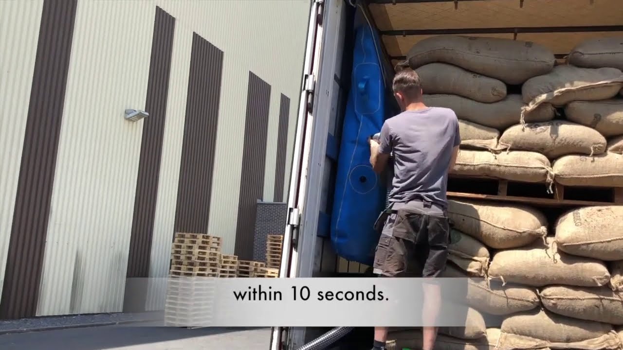 Coussins gonflables pour arrimage de cargaison