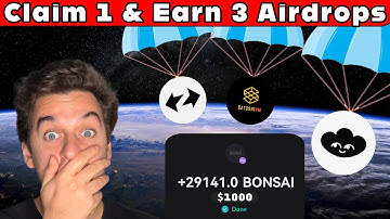 Claim 1 Airdrop NOW & Earn 4 Airdrops - Complete Guide