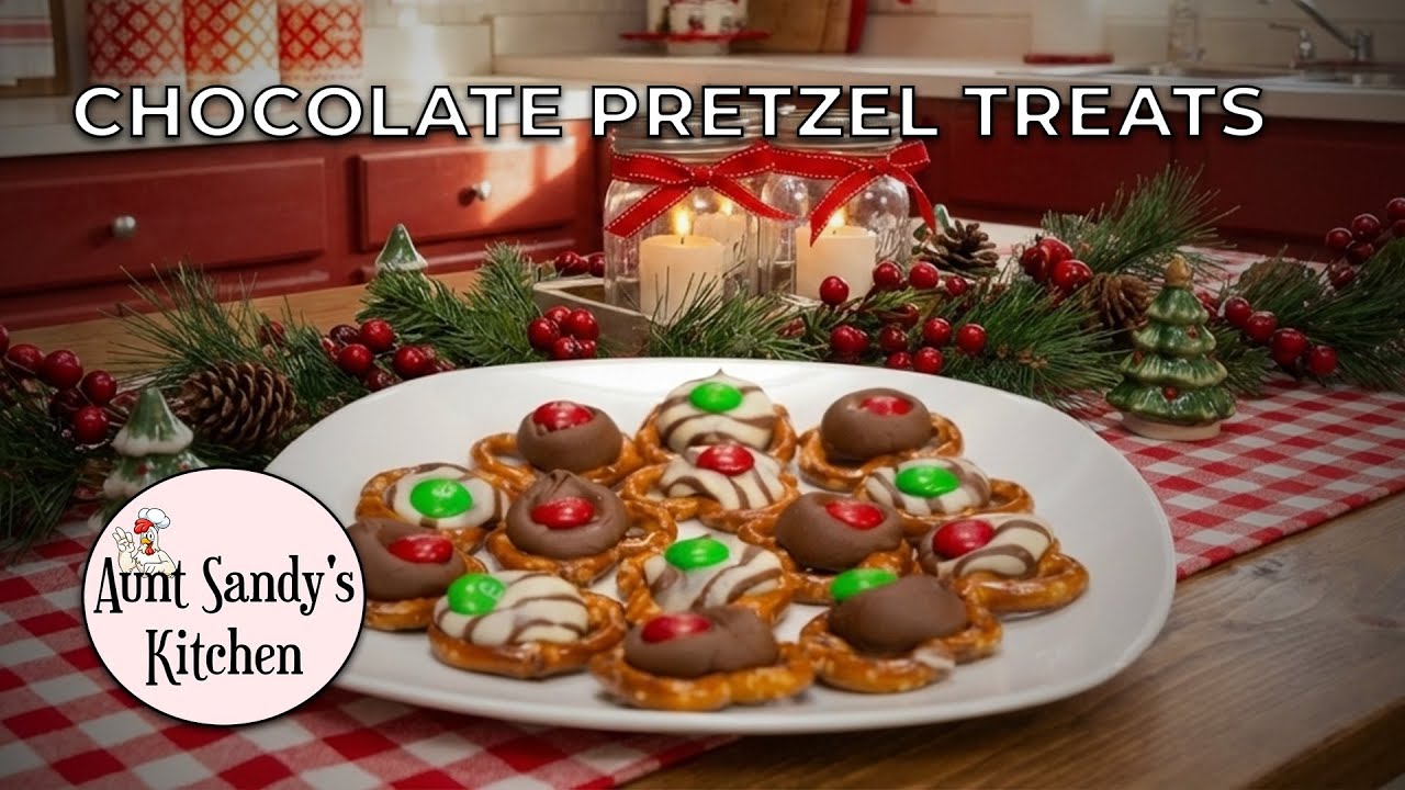 Easy Chocolate Pretzel Treats | Just 3 Ingredients!