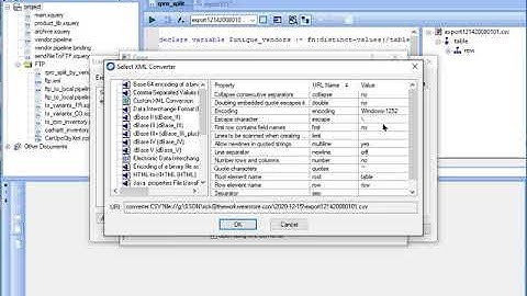 Stylus Studio Built in CSV converter