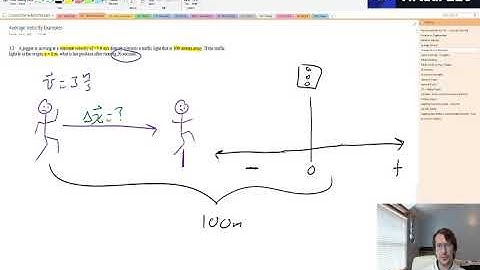 CP Physics Unit 2 (C1) - Practice Problem #3.2 Jogger Problem