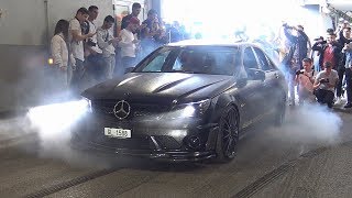 Police Shut Down CRAZY Car Meet! - INSANE Burnouts & Launches!