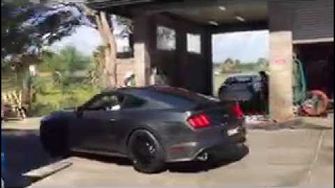 2016 Mustang GT Magnaflow competition axle backs  with resonator delete H pipe