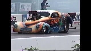 1/4 Mile Pro Mods NHRA Thunder Valley and IHRA Rockingham NC Teaser Drag Racing Action