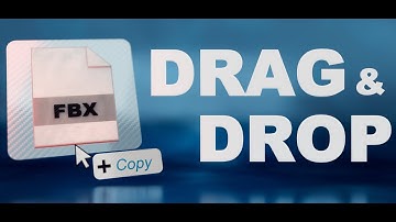 Drag & Drop Import available on Blender Market
