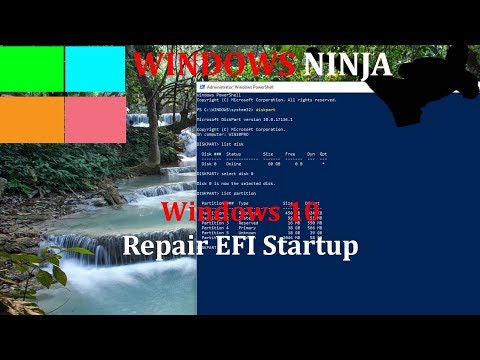 Windows 10 - Repair EFI Partition
