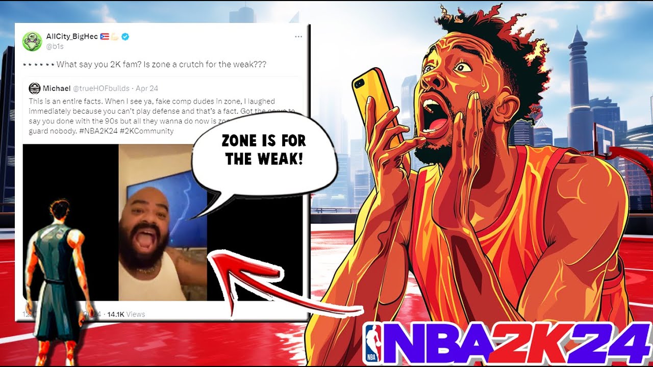 THIS IS REALLY BAD -  GONNA CHEAT - ZONE FOR THE WEAK BARS | NBA 2K UPDATES AND NEWS