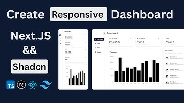Build and Deploy Responsive Dashboard with Next.js and Shadcn UI Components #nextjs
