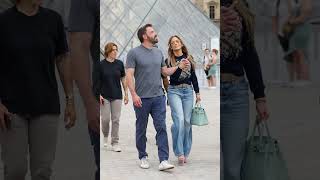 Jennifer Lopez & Ben Affleck At Paris Museum Enjoying Honeymoon