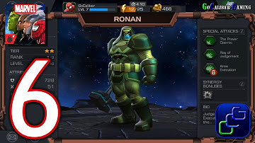 Marvel Contest Of Champions Android Walkthrough - Part 6 - Act 1, Chapter 1, 6. Unriveling