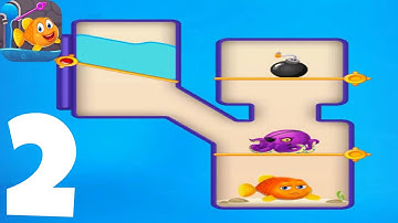 Save the Fish! - Gameplay Walkthrough Part 2 Levels 11-20 (Android, iOS)