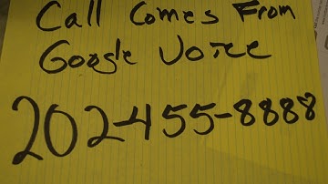 Fix for Craigslist Google Voice Scam, How to reclaim ur number, 202-455-8888