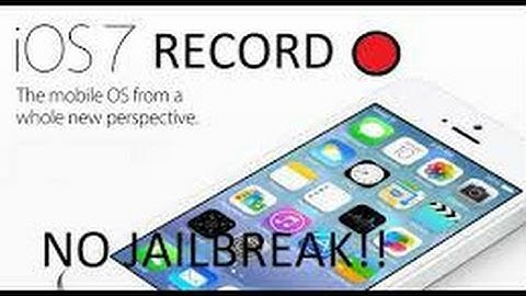 Screen Recorder For Free iPhone iPad iPod iOS 7-8