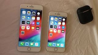 iPhone 8 vs iPhone 8 plus  - IOS 12.1.4  speed test