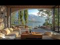 Soft Jazz In Calm Nature Soothing Piano Jazz In Luxurious Resort By The Summer Lake For Relaxin 