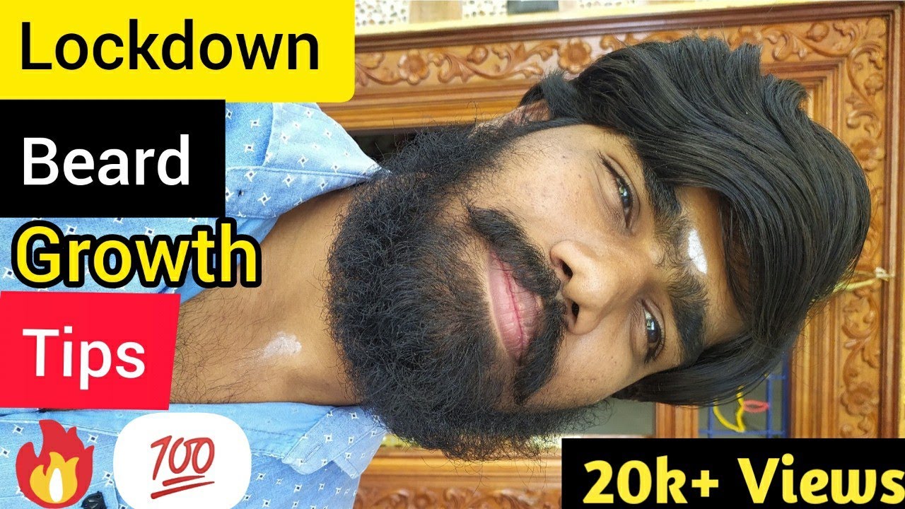 Lockdown beard growth tips in Tamil with 10daysமீசை தாடி அதிகமாக வளர